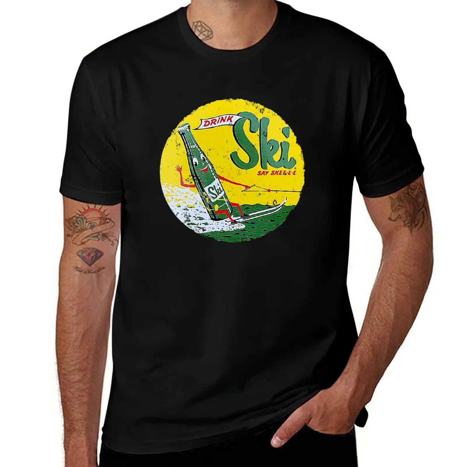 

Ski Cola T-Shirt cotton t shirts high quality man t shirts cotton man t shirt designer T-shirt