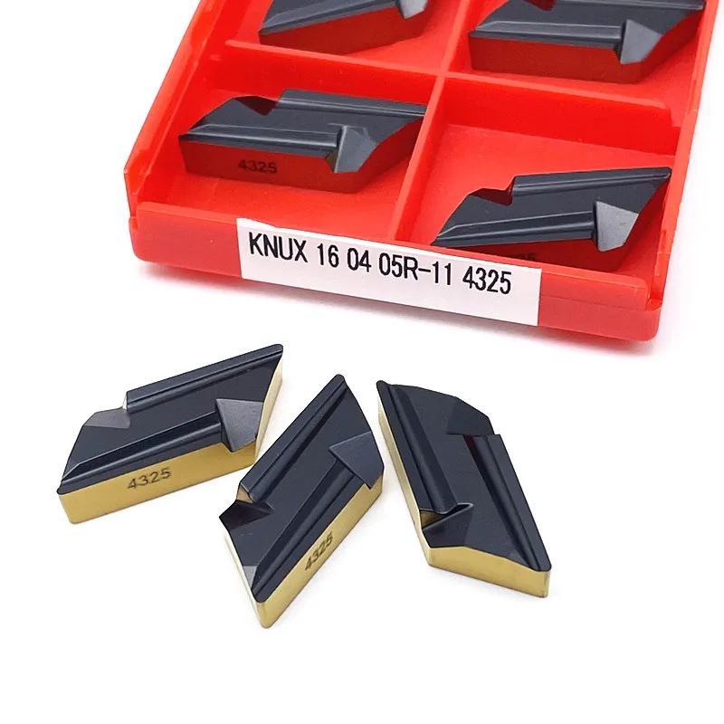 KNUX160405R-11 4325 أدوات تحول باستخدام الحاسب الآلي كربيد إدراج مخرطة القاطع قطع أداة لقطع الفولاذ المقاوم للصدأ