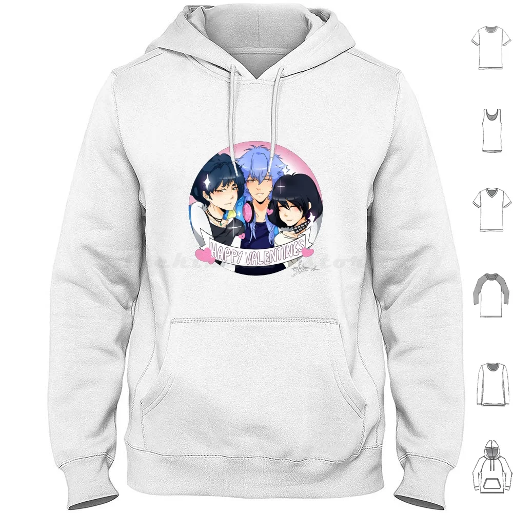 Seragaki Squad Hoodie Cotton Long Sleeve Dmmd Valentines Aoba Ren Sei Bl Cute