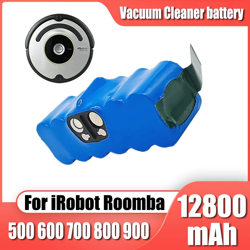 5200mAh 6500mAh 7800mAh 9800mAh 12800mAh, for IRobot Roomba 500 600 700 800 900 robot vacuum cleaner battery pack replacement