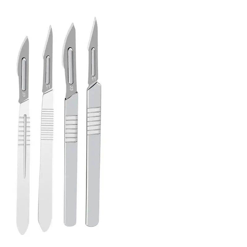 Industrial Carbon Steel Scalpel Blades Handle Scalpel For Biology Anatomy Practicing DIY Cutting Tool PCB Repair Sculpting