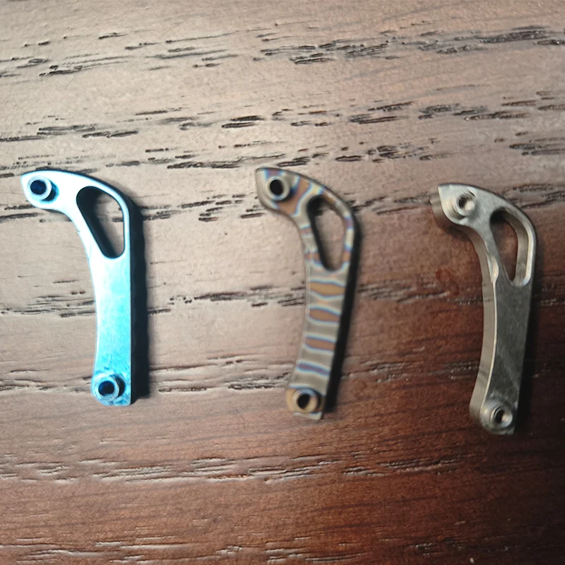 CNC Titanium Alloy Made Knife Handle Patches Scales for Benchmade Mini Bugout 533 Knives Grip DIY Making Replace Accessories