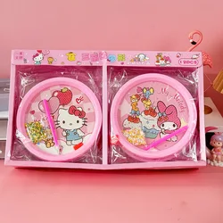 Children's cartoon DIY photo frame diamond painting round plastic frame lovely Sanrio handmade point diamond painting set