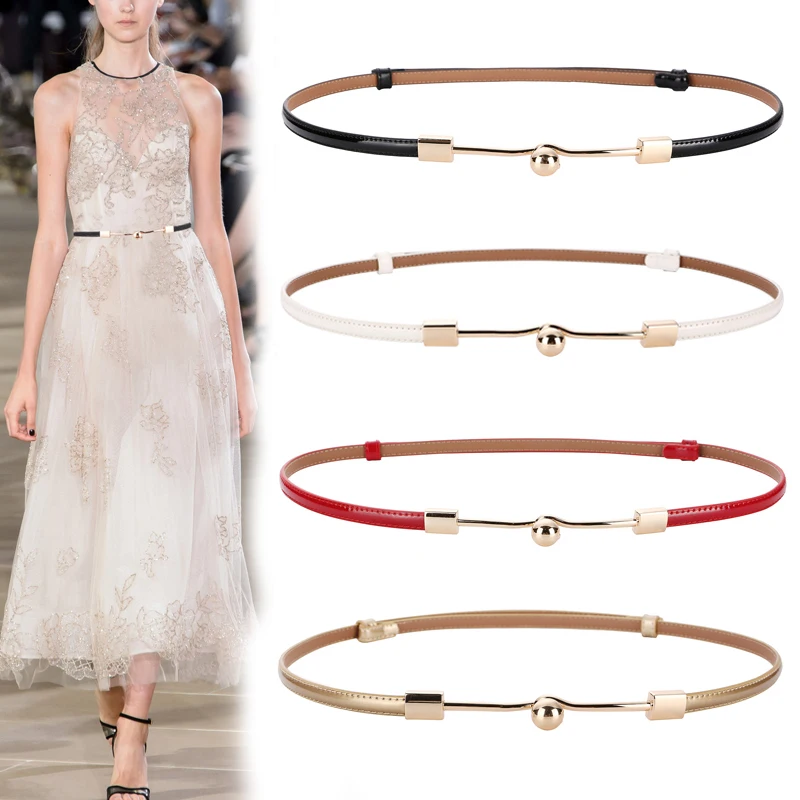 

Simple and versatile women's belt fashion Korean decorative belt Korean thin skirt belt with dress fashionable waist chain