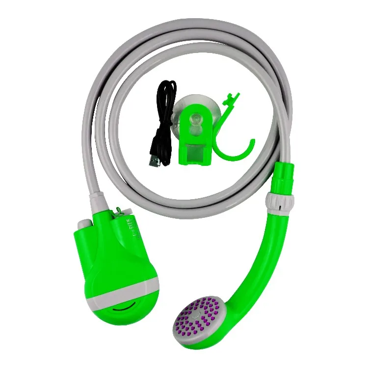 

Camping Bathing Shower Portable Electric Outdoor Garden Shower Head Set