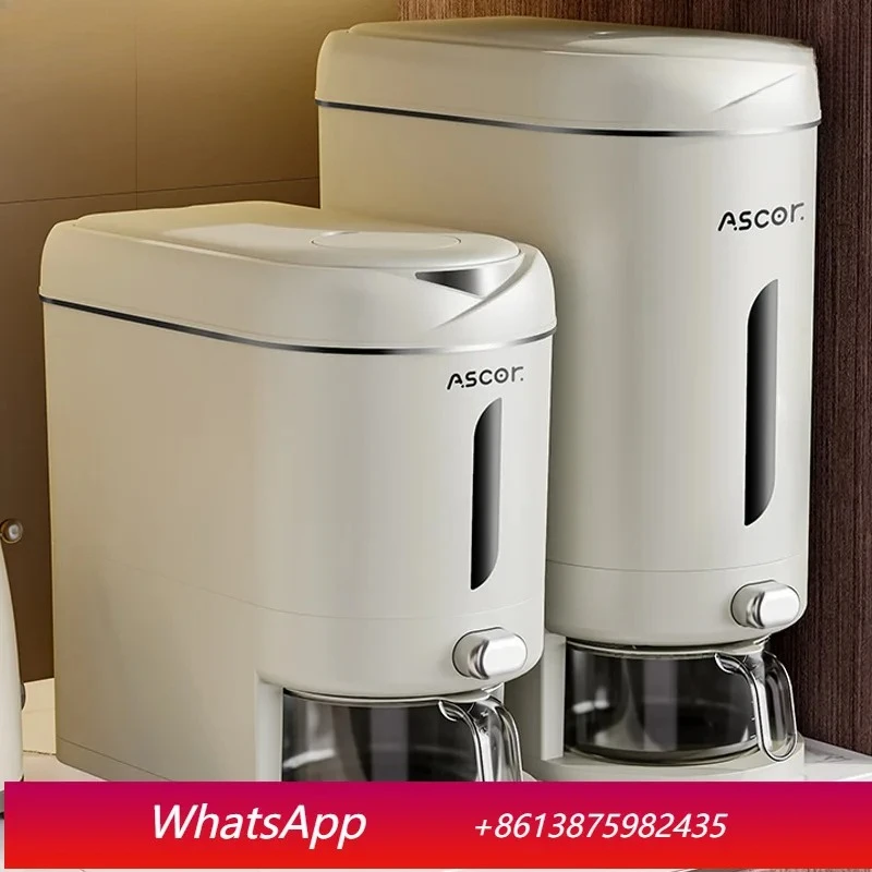 yjq crevice rice bucket household insect-proof moisture-proof sealed rice tank food-grade storage tank