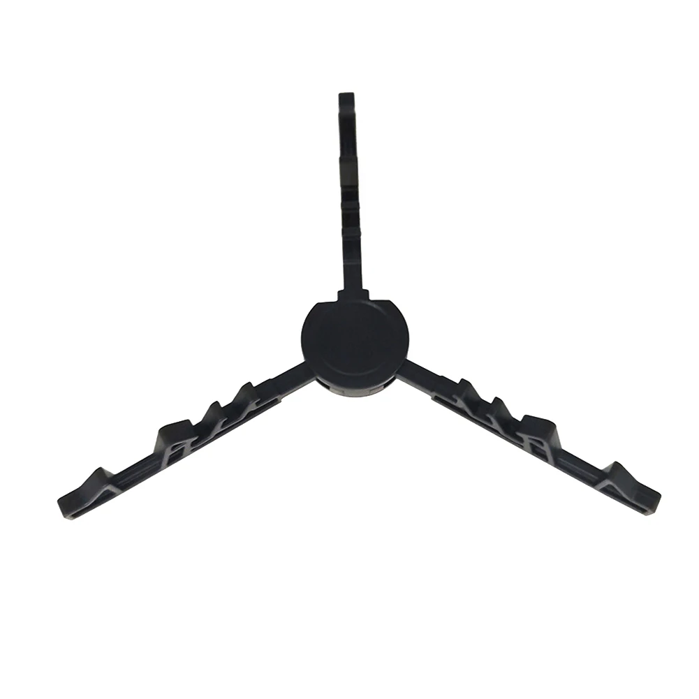 1pc Gas Tank Rack Plastic Outdoor Camping Gas Tank Rack Foldable Canister Tripod Stand Base Bottle Shelf Balck