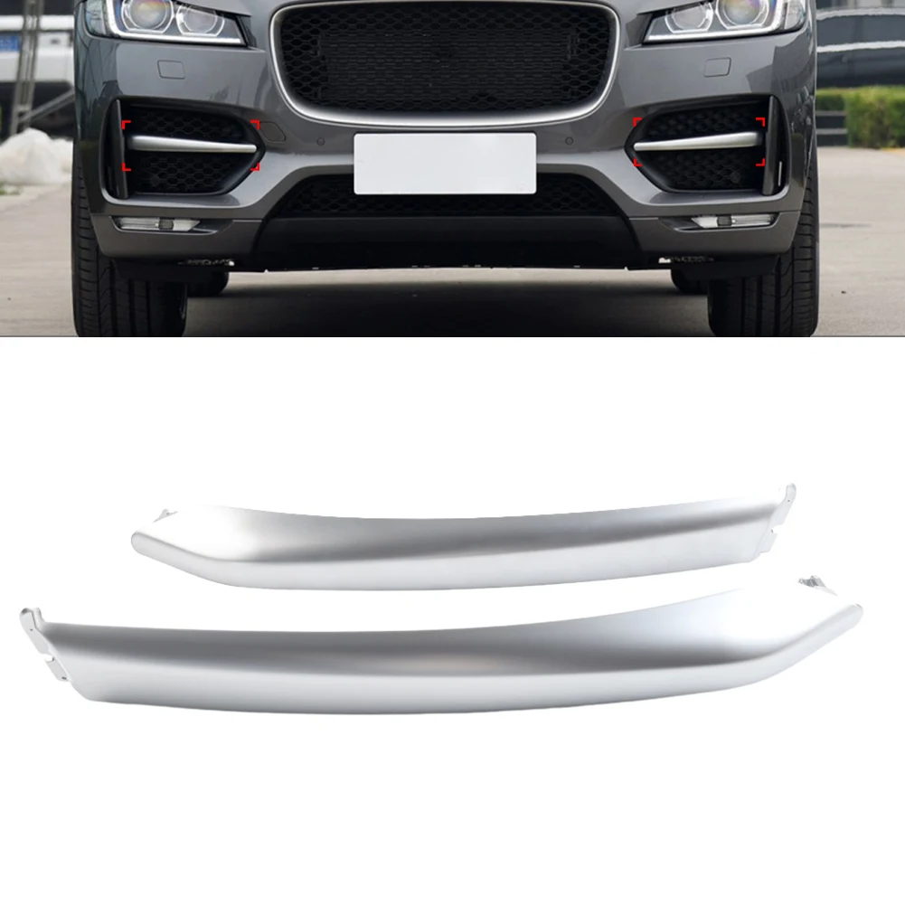 

Car Front Bumper Grille Blade Molding Strip Trim Decoration For Jaguar F-Pace R Sport 2016 2017 2018 2019 2020