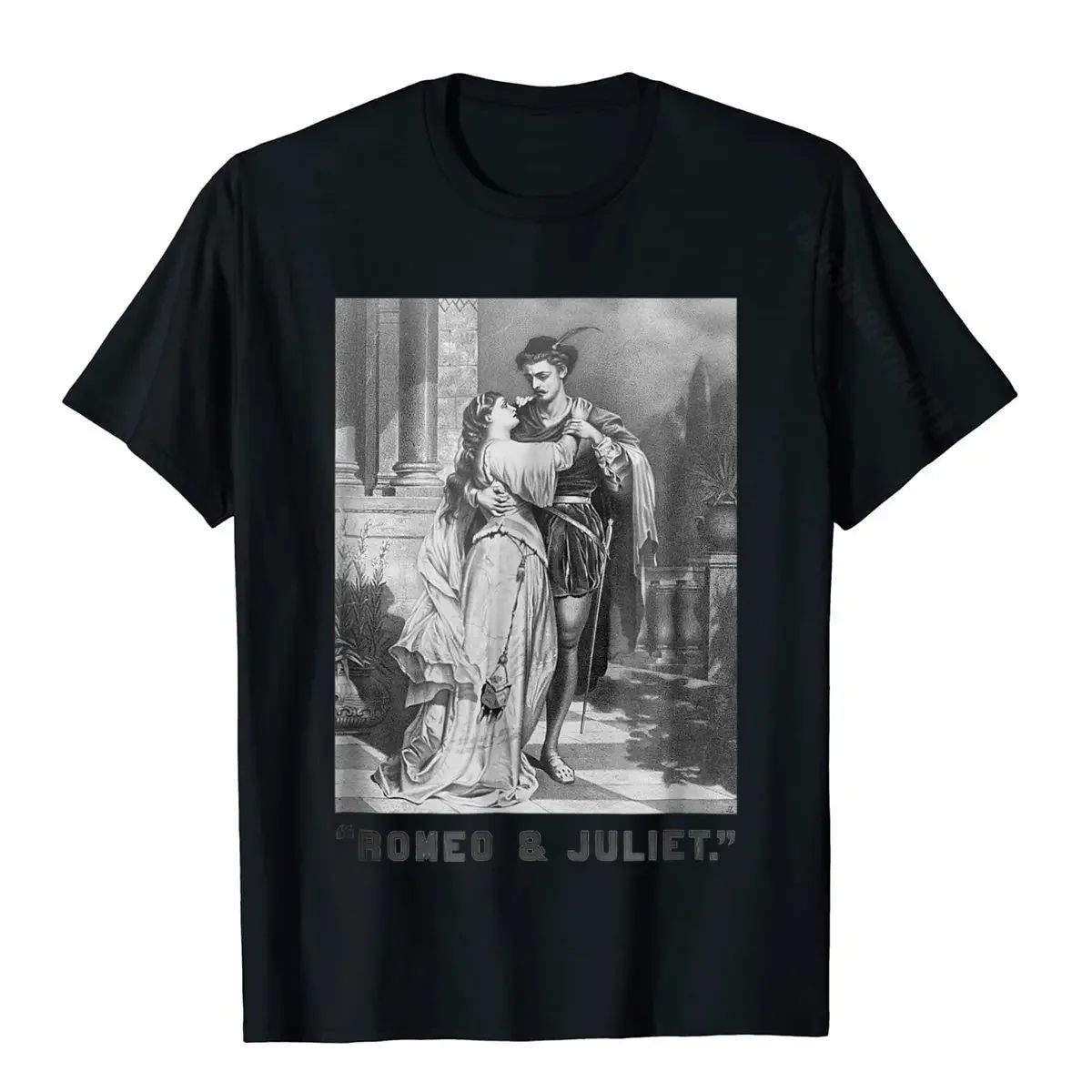 Romeo And Juliet T-Shirt-Vintage Classic Shakespeare Tshirt Cotton Men T Shirts Party Tops Tees Fashion Funny