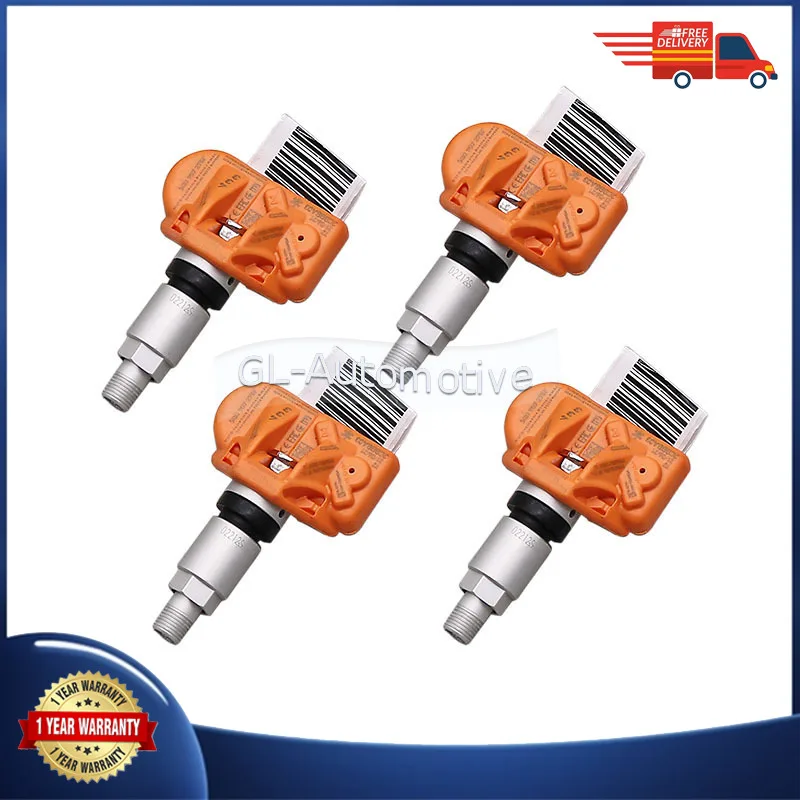 4PCS 433MHZ TPMS Tire Pressure Sensor for Volkswagen Golf Amarok Arteon Caddy Passat 5Q0907275F