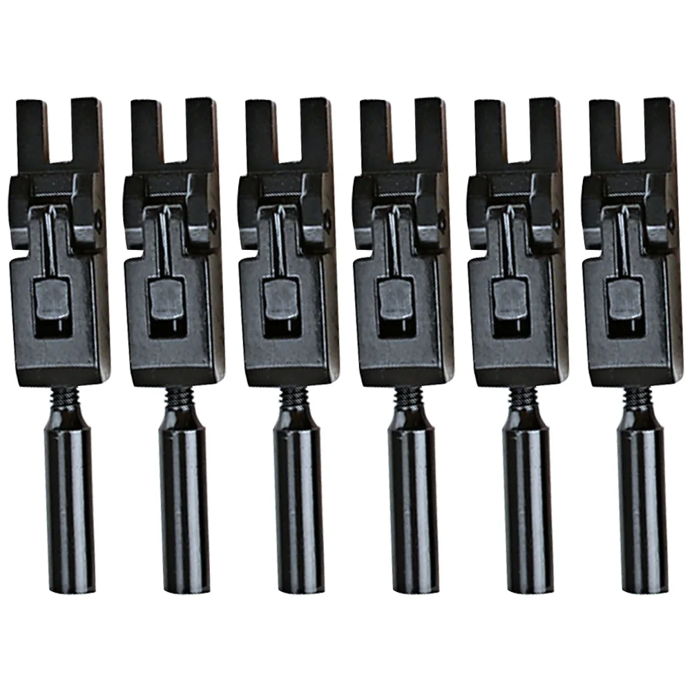 

Electric Guitar Bridge Saddles Black Metal Replacement Parts Durable Tremolo System Accessories Six String Guitar