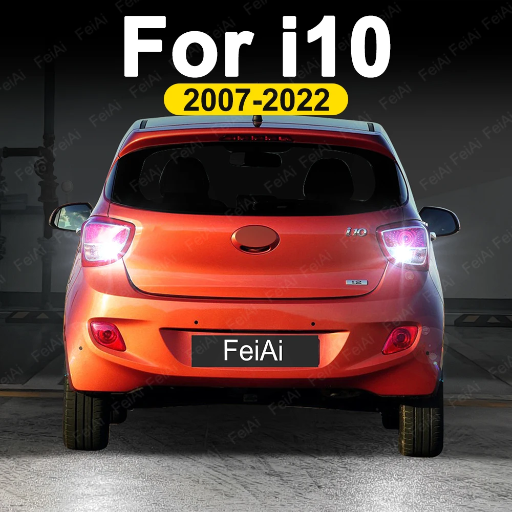 Bombilla LED de Luz de Reversa para Hyundai i10, Accesorios para i10 PA BA IA AI, Lámpara de Reversa para Auto, 2007 2008 2009 2010 2011 2012 2013-2022
