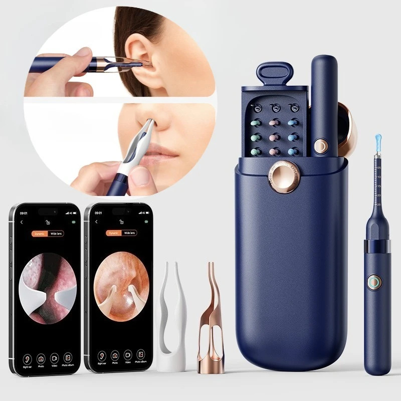

Smart Visual Ear Wax Cleaner With Upgraded Camera 800W HD Endoscope Multi-Functional Visual Ear Cleaning Tool Includes Storage