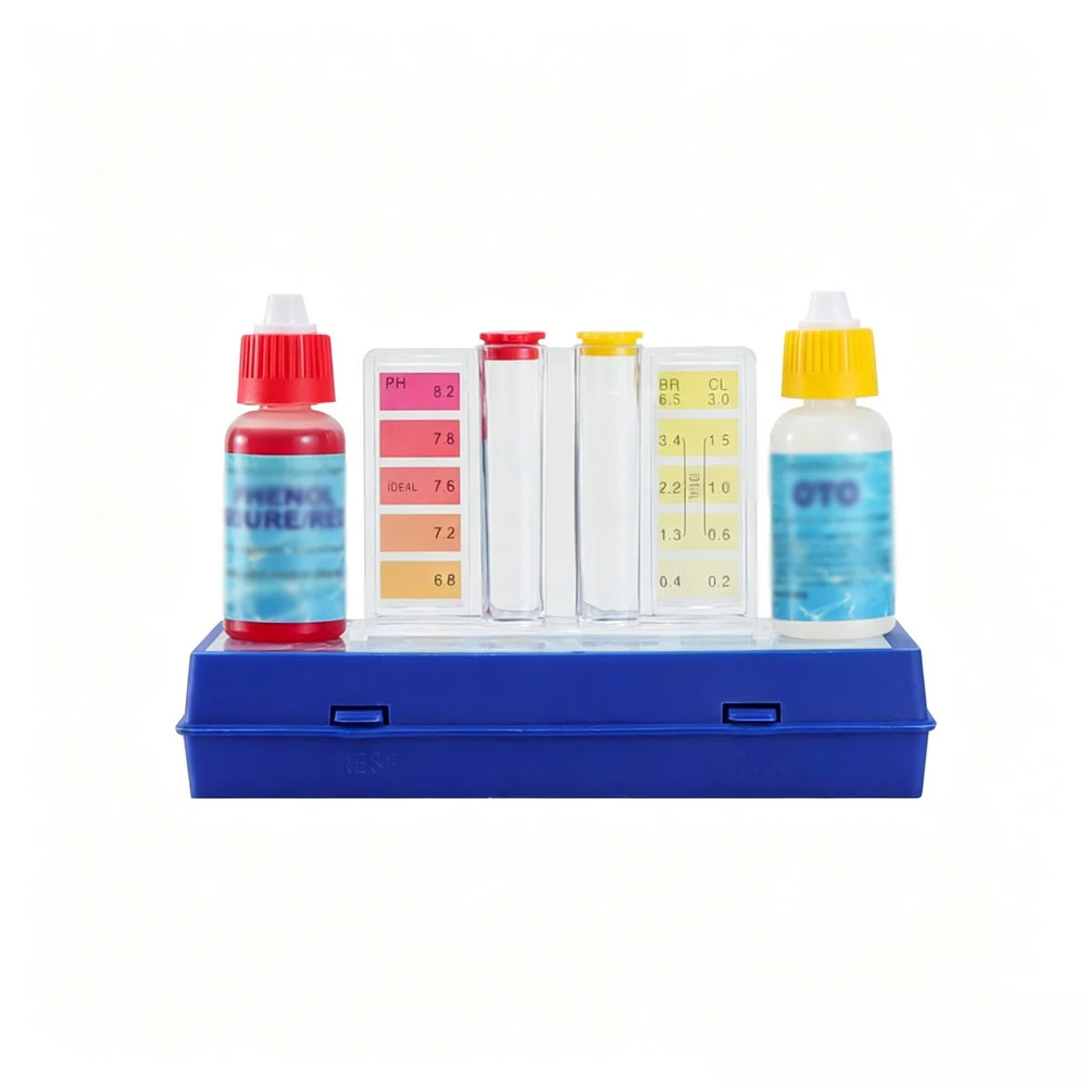 Pool Water Test Kit For OTO Reagent For PH, Quick Accuracy Swimming Spa Testing Set Maintenance Tool Water Quality Checking Part
