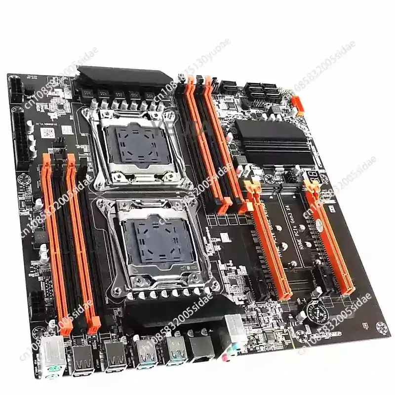 For High Performance X99 Dual CPU/Socket Motherboard Xeon E5 LGA2011-3 Dual Channel DDR4 Max 256G for Server Motherboard