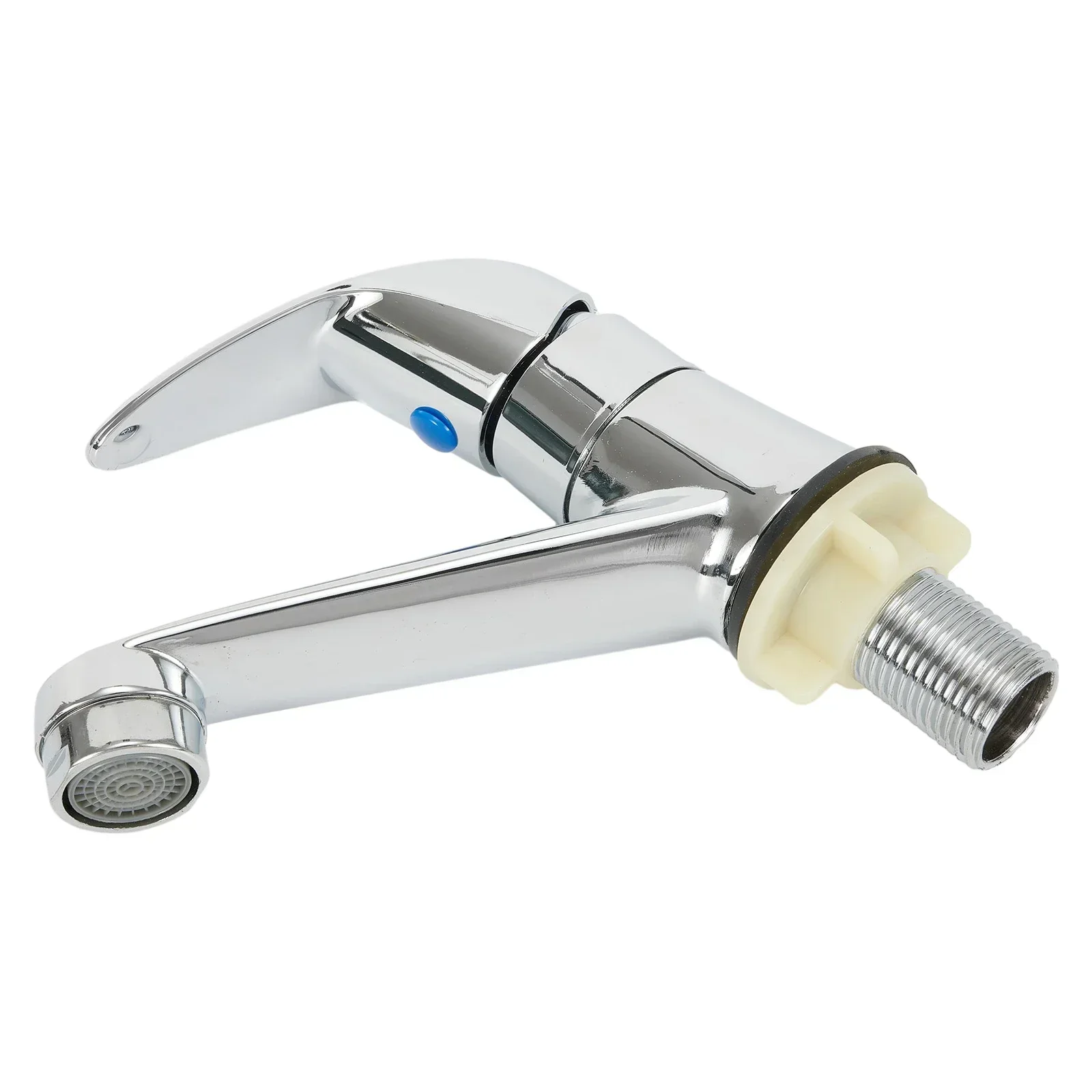 Basin Faucet Single Cold Sink Faucet Bathroom Faucet Chrome Single Handle Hole Bathroom Kitchen Basin Mixer