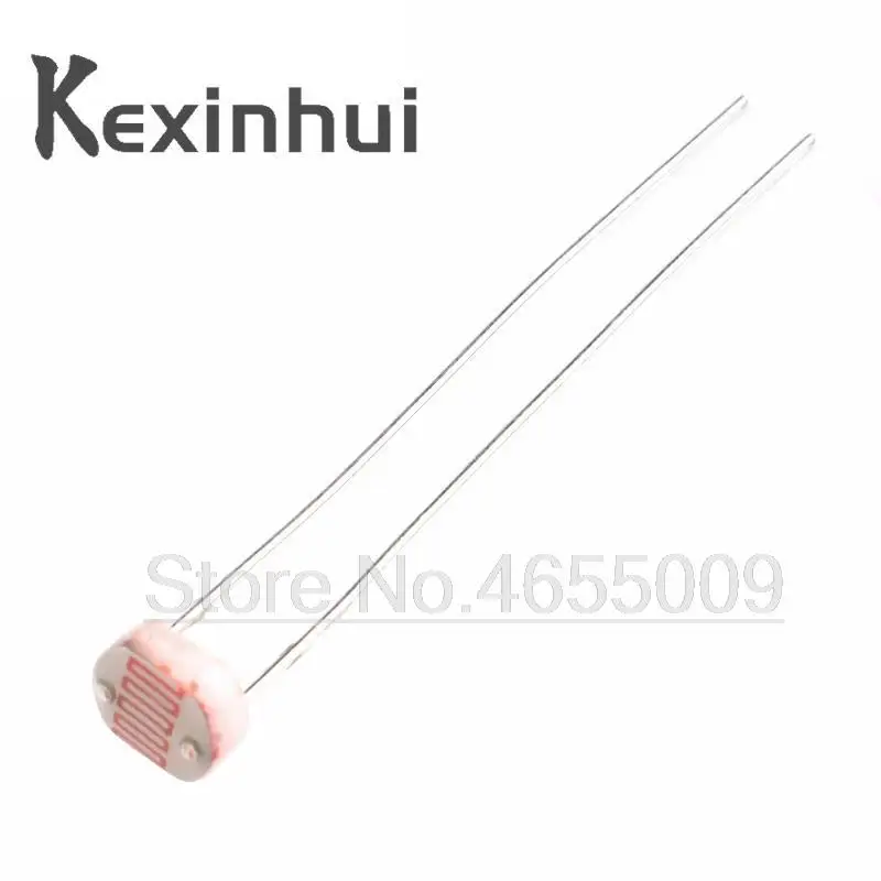 100PCS LDR Photo Light Sensitive Resistor Photoelectric Photoresistor 5528 GL5528 5537 5506 5516 5539 5549 For Arduino