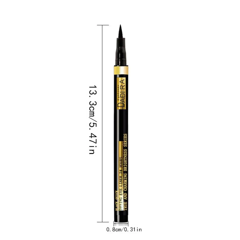 방수 얼룩 방지 액체 아이라이너 펜 - 초보자를 위한 오래 지속되는 컬러풀 메이크업, 블랙 & 브라운 색조를 쉽게 적용할 수 있음