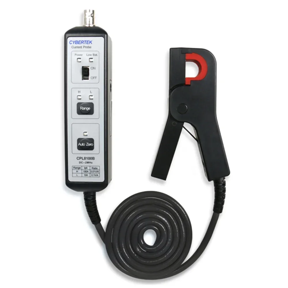 

2025Cybertek CPL8100A (100A/600kHz) Current Probe AC/DC Current Probe Current Range 50mA~10A Peak