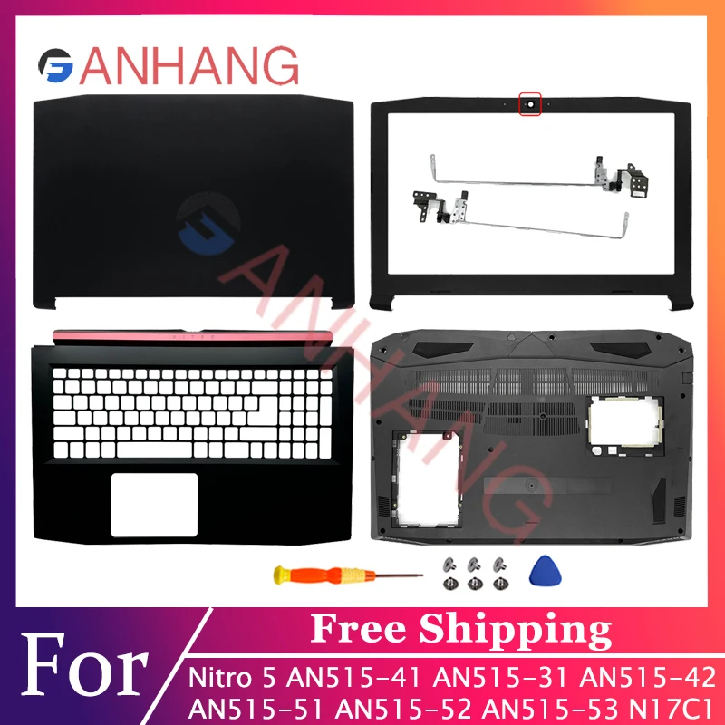

For Nitro 5 AN515-41 AN515-31 AN515-42 AN515-51 AN515-52 AN515-53 N17C1 Replace Laptop LCD Back Cover Front Bezel Hinges