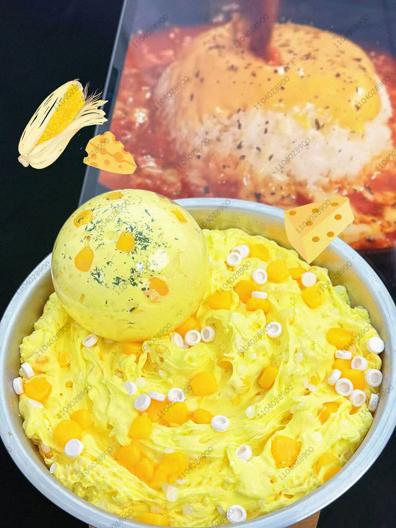 Boule anti-Stress au fromage et au maïs, crème de maïs, boule façonnable pour soupe, boule à presser, soulage le Stress, jouet relaxant pour les mains, cadeau