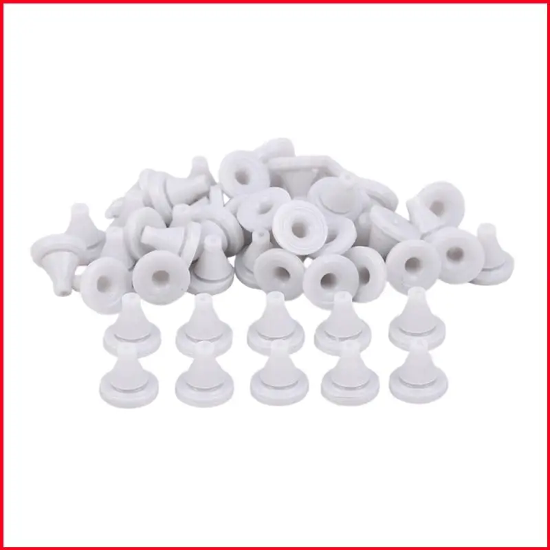 

K92A 100pcs Силиконовый душевой насадку для душевой насадки. Отверстие для замены насадки для замены насадки для душа для 4 мм