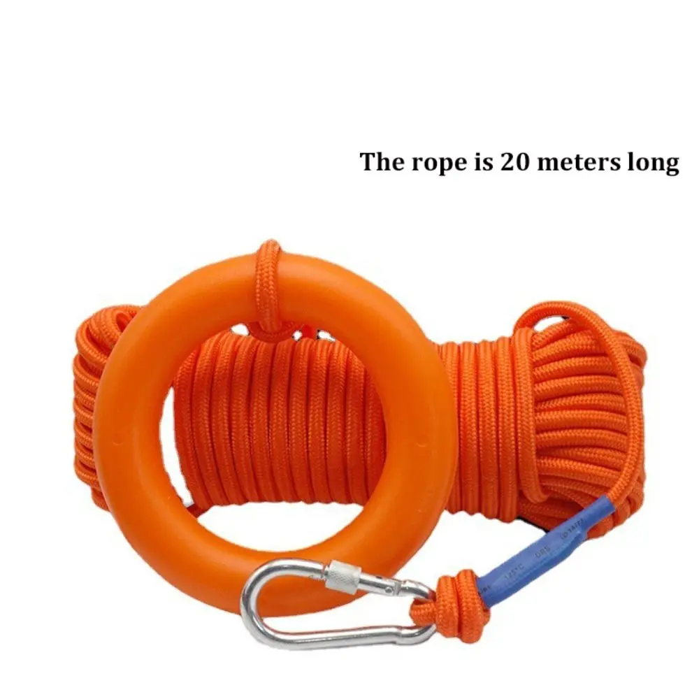 Reflective Lightweight Lifeguard Tool, Life Saving Rope Acessórios, 20m, Forte Capacidade de Rolamento, Canoagem de barco, Esportes Aquáticos, Lifeguard