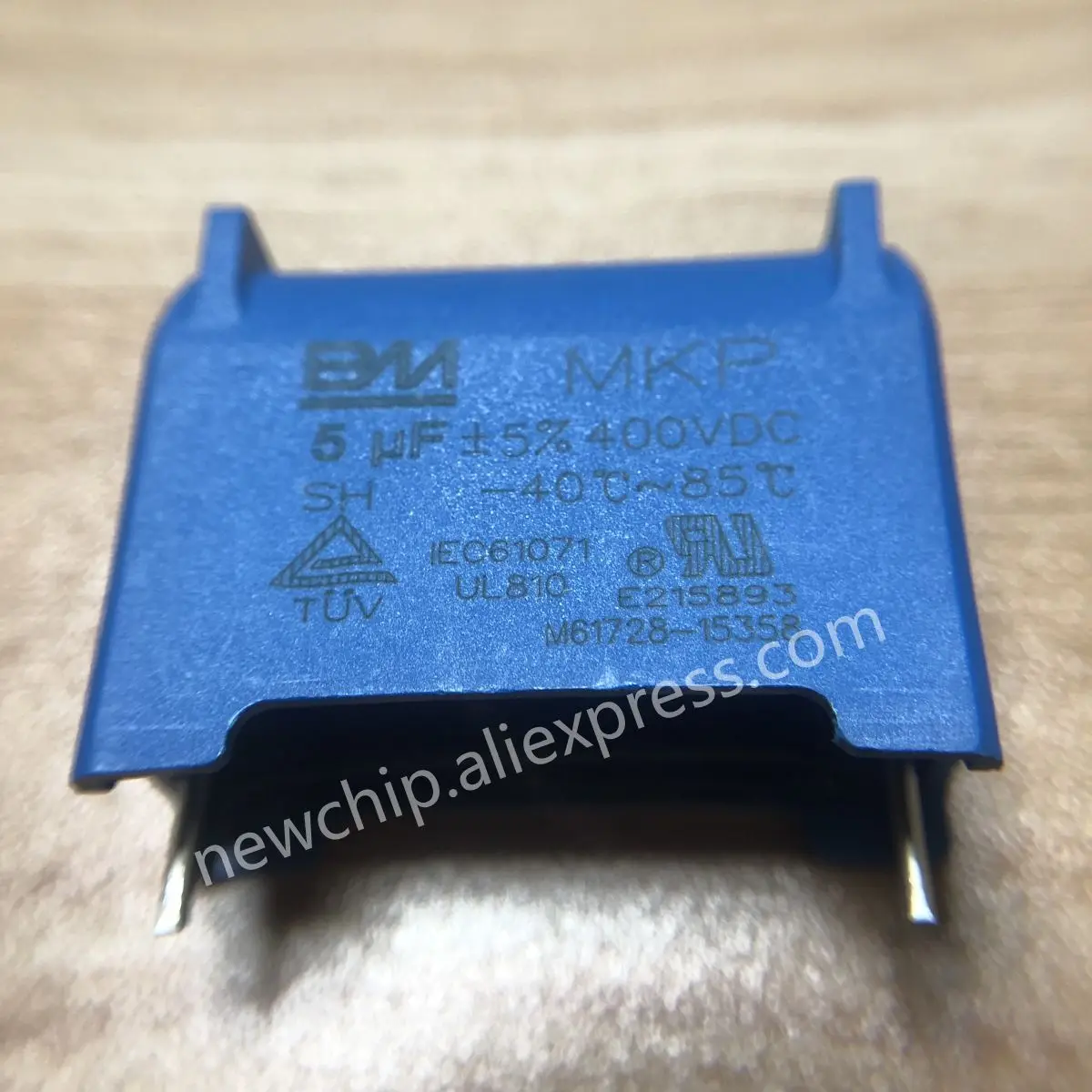 10pcs/lot BM MKP 5UF ±5% 400VDC -40℃~85℃ SH Fan Motor Starting Capacitor