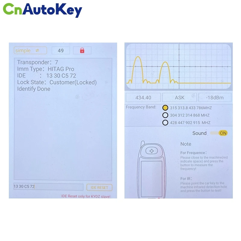 CN018098 434.2 MHZ Aftermarket Smart Key For Ford Next Gen Everest Raptor MK5 Taurus Mustang 2023 HITAG PRO 49 Chip  Keyless Go