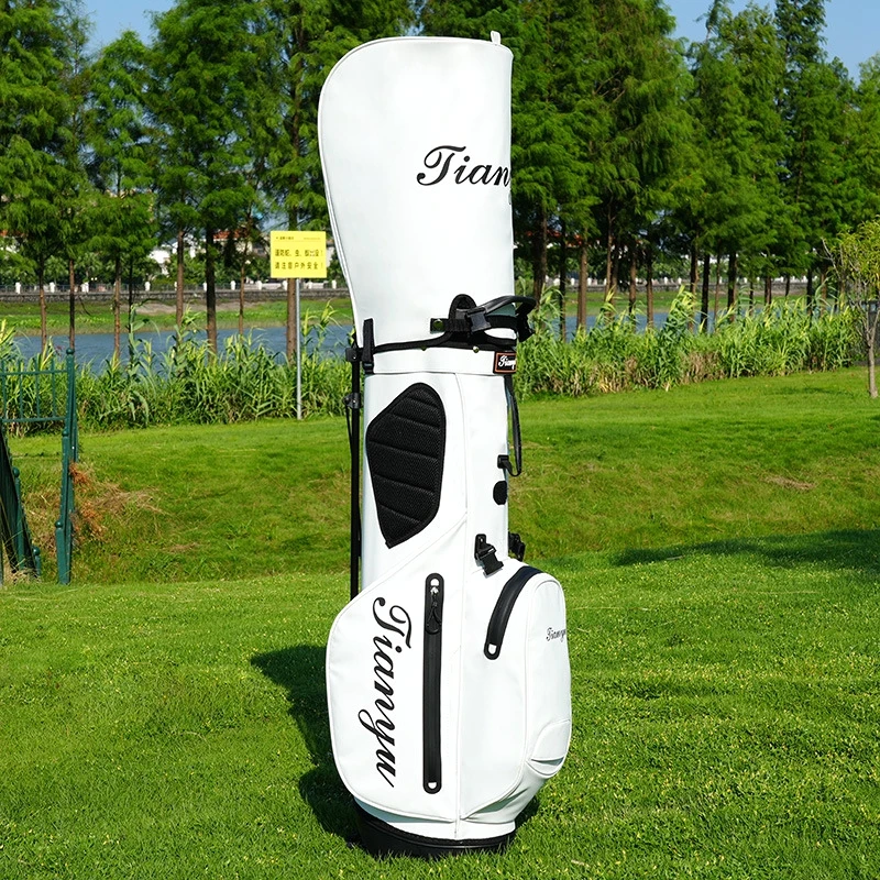 New Golf Bag Men's Bracket Bag Lightweight Portable Microfiber Leather Waterproof Ball Bag for Men