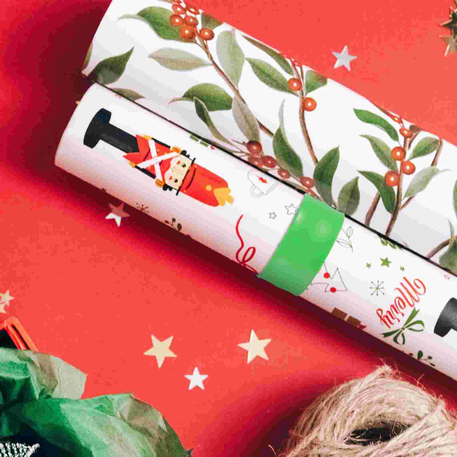 

12 Pcs Wrapping Paper Storage Holder Band Gift Clamps Solid Color Bands Clips Tools Organizer Cable Manager for Slap