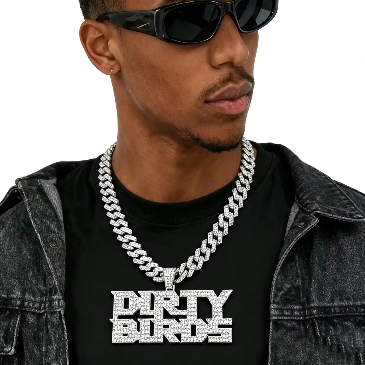 

Аксессуары для самостоятельного изготовления украшений DIRTYBIRDS: большой кулон в стиле рок-панк с символикой Супербоула и команды Atlanta Falcons, мужское ожерелье.