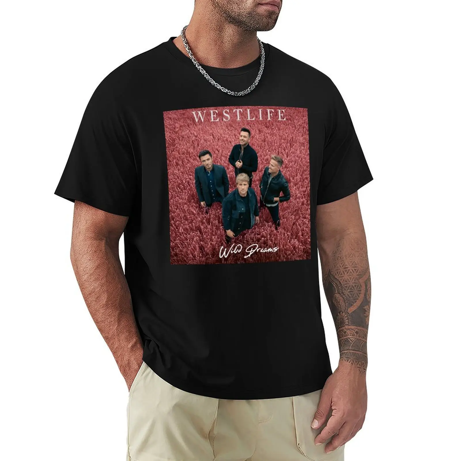 

West-life WD T-Shirt valentines clothes anime mens big and tall t shirts