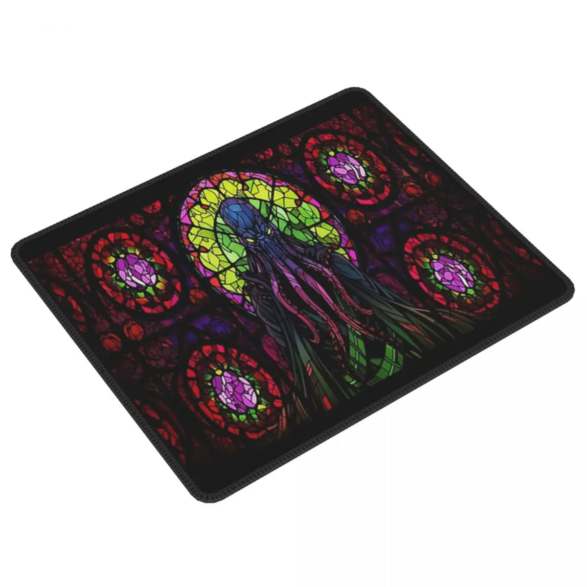 The Mindflayer Of Stained Glass Mouse Pad Computer Laptop Non-slip Keyboard Desk Mat Mousepad