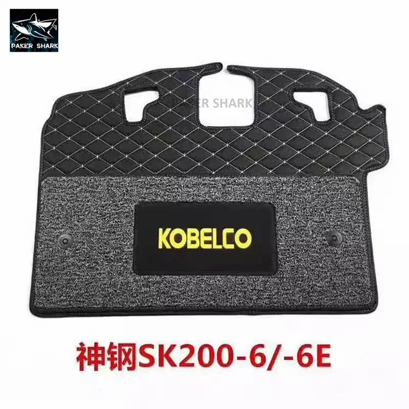 For Kobelco Floor Mats SK75 SK200 SK210 SK250 SK260 SK350 SK360-8 Super 8-10-6-6E SK60SR SK135R Excavator Parts Cabin Foot Pad