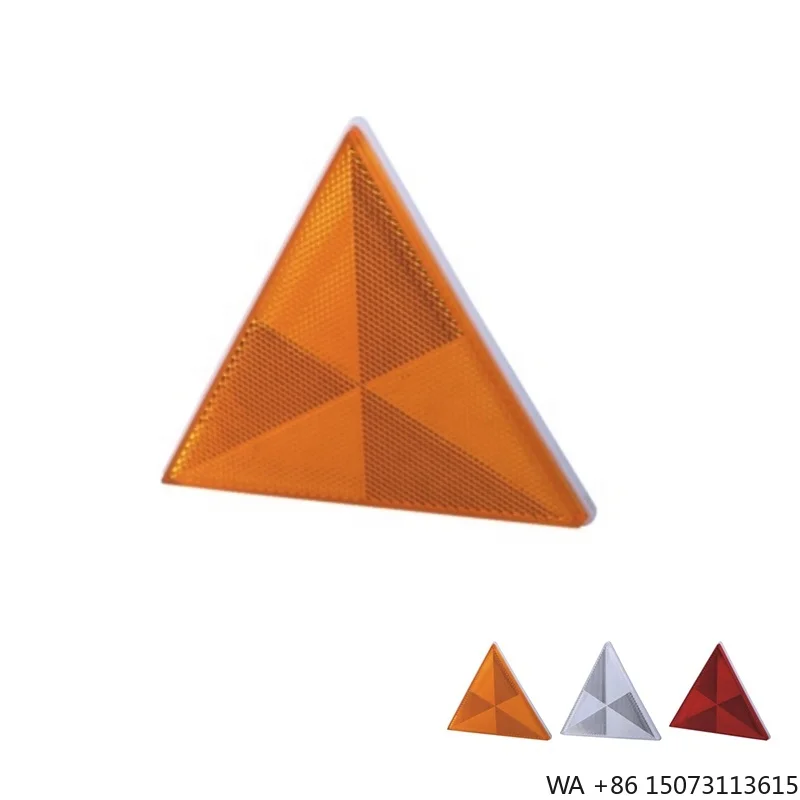 Plastic Triangle Retro Reflective Safety Truck Reflector for Trailer Parts & Accessories