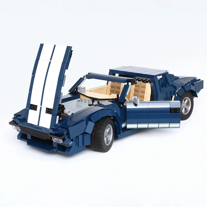 1166pcs MOC De Tomaso Pantera B Model Creator Experted Building Blocks Toys Construction Christmas Gift DIY Idea Kids Birthday view 4