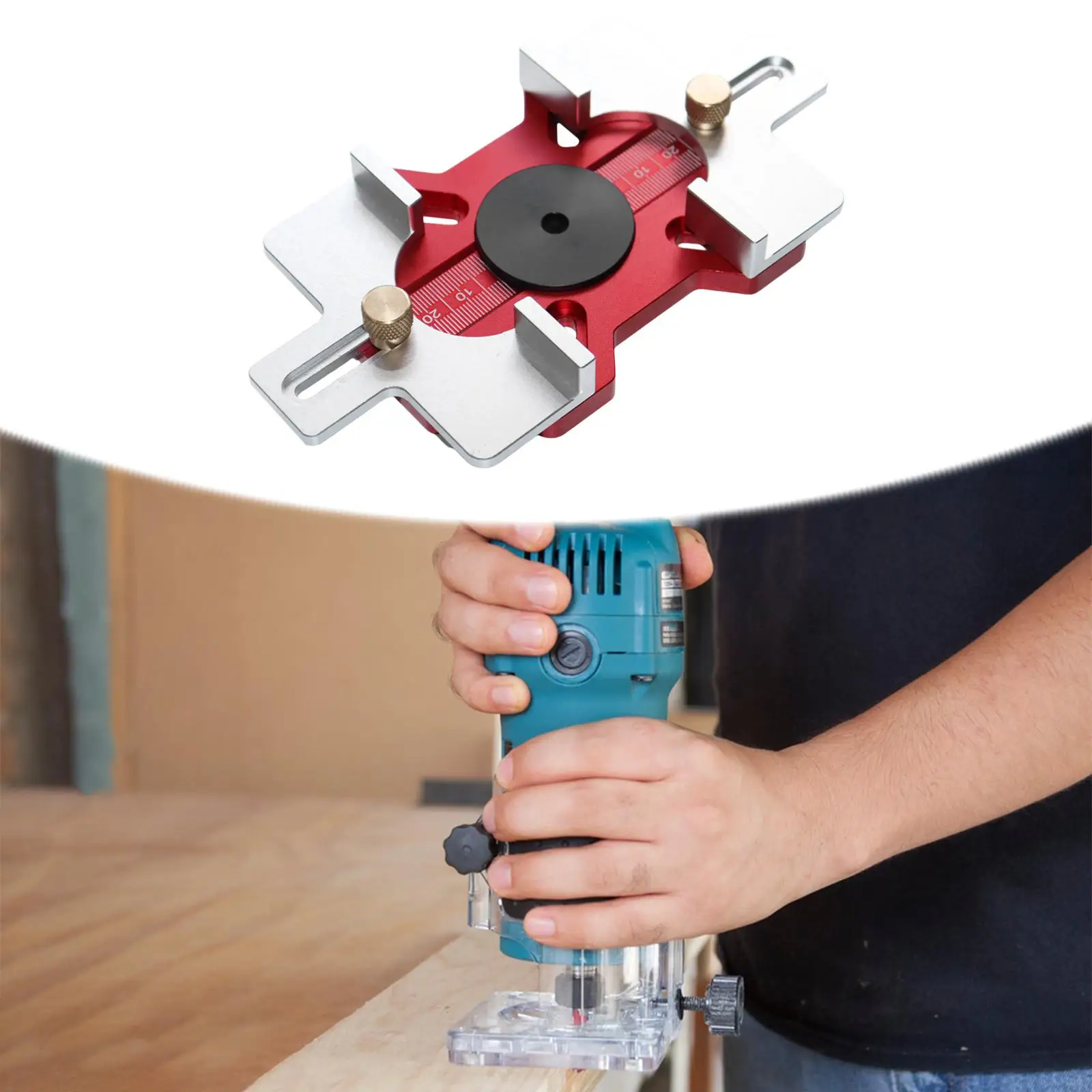 

Wood Router Base Compact Flip Board Trimming Machine Woodworking Slotting Tool