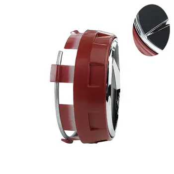 全新4件組75mm黑色紅色凸起汽車輪圈中心蓋標誌汽車配件,適用於賓士AMG A0004000900 8 最佳銷售 梅賽德斯-奔馳AMG配件 - №1