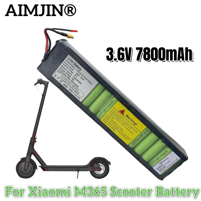 

10S3P 18650 Lithium Battery Pack 36V 7.8Ah 20A BMS for XIAOMI MIJIA M365 PRO Electric Bicycle Scooter