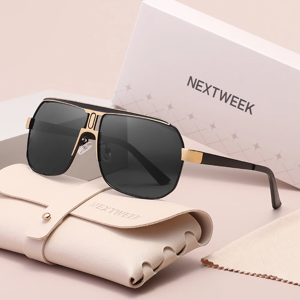 

NEXTWEEK New Arrival Driving Sunglasses Polarized UV400 Designer Eyewear For Men Women Casual Glasses