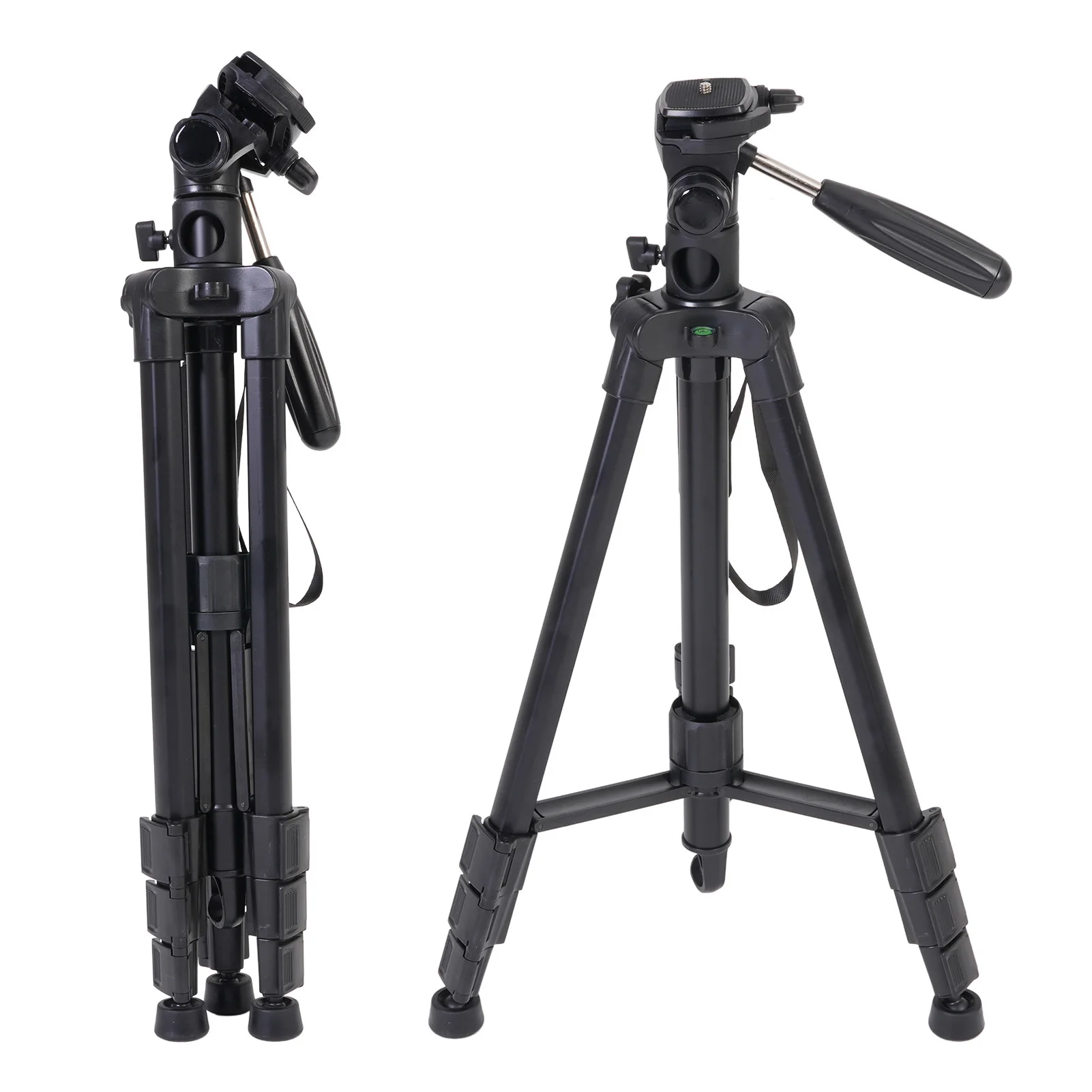 

4 Sections Tripod Tripod 4 Sections Height Adjustable Lightweight Aluminum Alloy Tripod 167cm for Camera Phone Fill Light Tripod