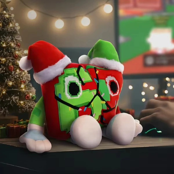 

28 см праздничная 67, плюшевая рождественская кукла Brainrot, аниме, периферийные устройства, коллекция мягких кукол, украшение комнаты, игрушки, подарки для детей