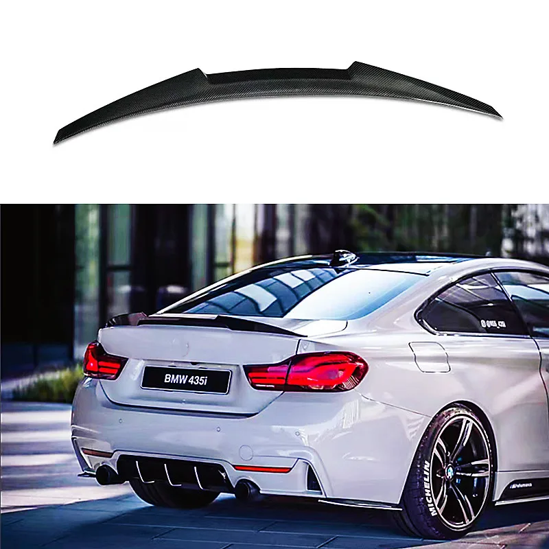 For BMW 4 Series F36 2013-2020 M4 MP PSM Style Carbon Rear Trunk Lid Car Spoiler Wings Exterior Tuning Accessories