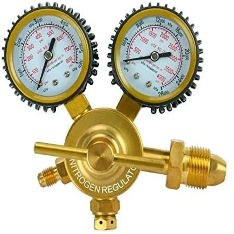 

All Copper American Style High Pressure Nitrogen Pressure Reducer HX-D-033 High Pressure Nitrogen Pressure Reducing Valve