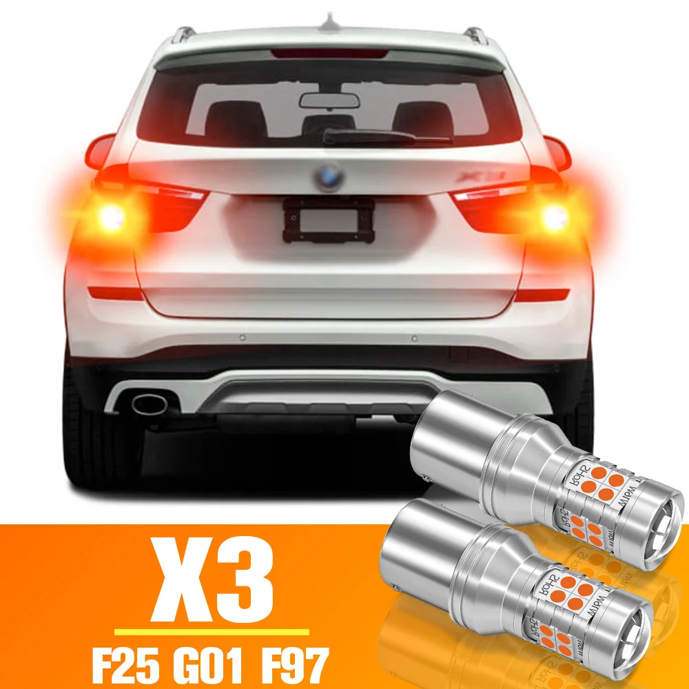 2pcs LED Brake Light Bulb Accessories For BMW X3 F25 G01 F97 2010 2011 2012 2013 2014 2015 2016 2017 2018 2019 2020