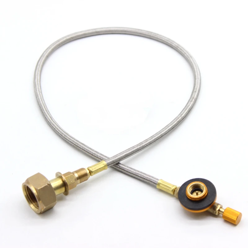 Наружная газовая плита для кемпинга, заправка, стандартный контейнер для сжиженного нефтяного газа, адаптер для российского типа