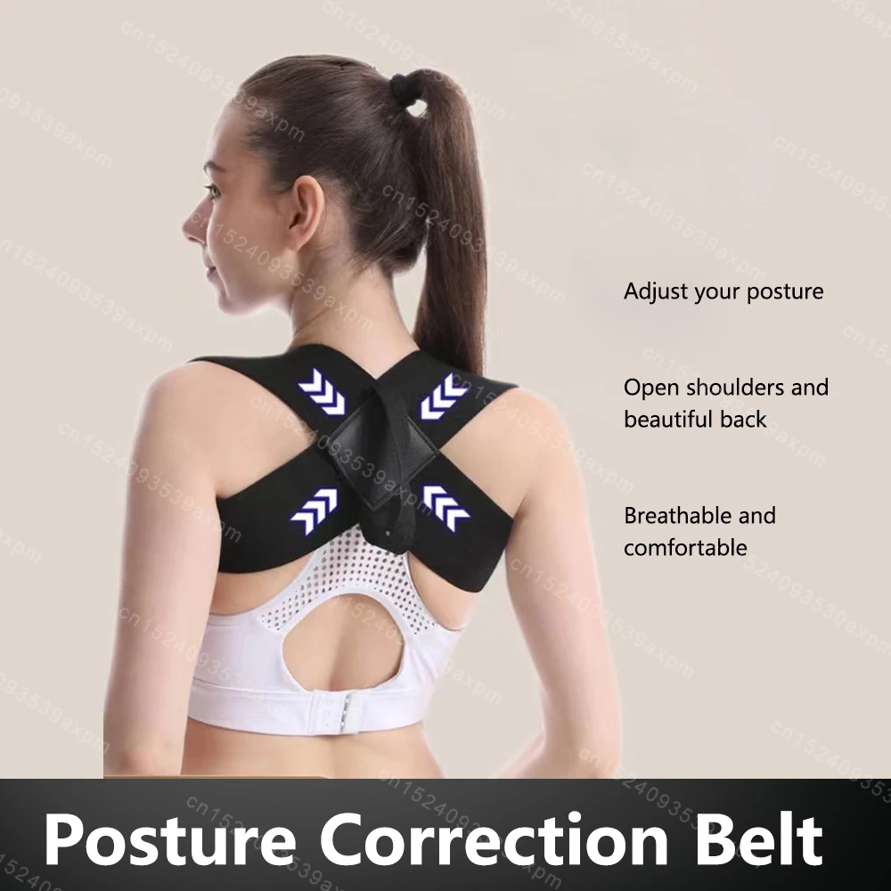 Woman Sport Postura Back Posture Corrector Adjustable Neck Brace Training Equipment Home Office Shoulder Support Correction Belt