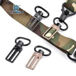 WADSN adaptador de conversión de cabestrillo QD Convertible Triglide táctico de 2 a 1 punto, Arma de Metal de 1 pulgada/1,25 pulgadas, accesorios M4 AR15 MS12