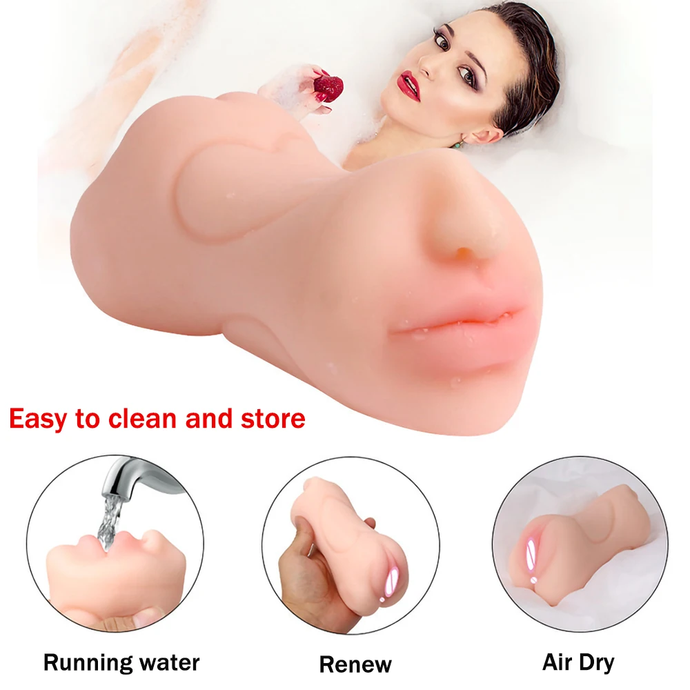 Half Sex doll Sex Toys for Men Vagina Pussy Sextoys Silicone Male Masturbators for adults 18 sucking machine sexulaes toys